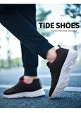 Men's Lace Up Knit Sneakers Casual Outdoor Athletic Running Walking Gym Sports Outdoor Male Women Breathable Shoes MartLion
