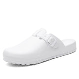 Women Sandals Beach Flat Waterproof Garden Shoes For EVA Home Shoes Casual Soft MartLion White 39 CHINA