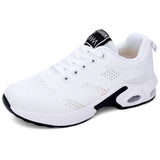 Women Running Shoes Breathable Casual Outdoor Light Weight Sports Casual Walking Sneakers MartLion WHITE 37 