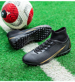  Men's Soccer Shoes TF FG Sole Uninsex Football Boots Adults Kids Outdoor Lawn Trainning Futsal Footwear MartLion - Mart Lion