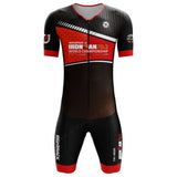 Summer Men's Short Sleeve Triathlon Race Suit Tri Sets Pro Team Cycling, Running, Swimming Jumpsuit Quick Dry Breathable Skinsuit MartLion 2 XXS 