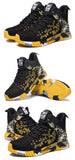 high top safety shoes safety woman work boots puncture proof work sneakers men's work with a steel toe MartLion   