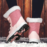 Winter Women Snow Boots Female Outdoor Boots Concise Boots Waterproof Plush Ladies Cotton-padded Shoes MartLion   