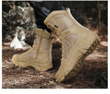 Men's Shoes Winter Anti Slip Boots Outdoor Leather Hiking Waterproof Boots Comfortable Military MartLion   