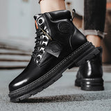 Walking Boots for Men Outdoor Boots Men's Ankle Boots Winter High Top Casual Shoes Classic Design MartLion