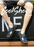 Summer Men's Beach Sandals Water Sport Sneakers Microfiber Mesh Flat Outdoor Casual Offcie Dress Shoes Mart Lion   