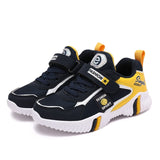 Kids Running Shoes Boys Spring Leather Casual Walking Sneakers Children Breathable Comfort Sport Outdoor Mart Lion M585 yellow 28 CN