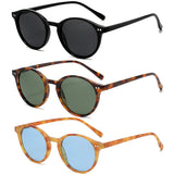 Stylish Polarized Round Sunglasses Women Men's Retro Classic MartLion   