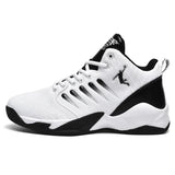 Basketball Shoes Unisex Couple Sports Shoes Breathable Sneakers Men's Retro white MartLion white 36 