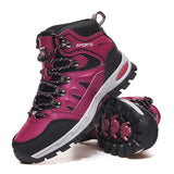 Super Warm Winter Hiking Shoes With Fur Waterproof Outdoor Hiking Boots Man Sneakers Antiskid Trekking Shoes MartLion   