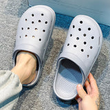  Men's Slippers Summer Sandals Anti-slip Thicken EVA Soft Slipper Outdoor Beach Flip Flops Shoes Mart Lion - Mart Lion