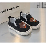 Children Casual Shoes Girls Canvas Shoes Boys Slip-on Baby Cute Cartoon Print Sneakers MartLion   