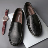 Breathable Genuine Leather Men's Loafers Casual Driving Casual Shoes Spring Autumn MartLion   