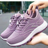 Walking shoes for women's spring sports have a textured breathable single trend MartLion   