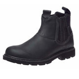 Spring Autumn Men's Boots Retro Men Chelsea Leather Ankle Zapatos Mart Lion Black 38 