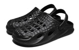  Outdoor Men's Shoes Retro Wear-Resistant Waterproof Summer Sandals Thick Bottom Rock Pattern Beach Slipper MartLion - Mart Lion