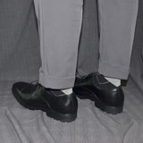 Non-slip Rubber Black Sole Elegant Men's Oxfords Genuine Leather Social Classic Formal Shoes MartLion   