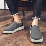 Lightweight Loafers Men's Classic Canvas Shoes Breathable Running Shoes Outdoor Slip On Walking Sneakers MartLion   