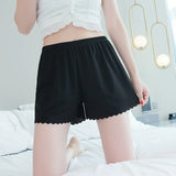 Home Casual Women's Shorts Summer Thin Safety Pants Women MartLion Black L 40-52kg 