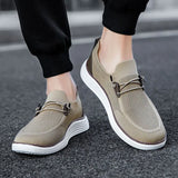 Men's Shoes Classic Casual Outdoor Light Loafers  Mesh Sneakers MartLion brown 39 