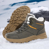 Winter Men Boots Warm  Outdoor Men's Snow Boots Non-slip Men Cotton Boots Lightweight Waterproof Working Ankle Boots MartLion   