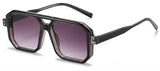 Candy Color Sunglasses Unisex Double Beam Anti-UV Spectacles Square Eyeglasses Google MartLion   