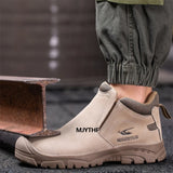 Insulation 6kv Welding Shoes Men's Work Boots Safety Puncture-Proof spark Proof Indestructible Industrial MartLion   