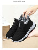 Winter Shoes Mens Snow Boots Thick Fur Non-slip Sneakers Male Cotton Ankle Boots Lightweight Outdoor Hiking Warm Walking Shoes MartLion