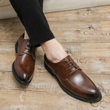 Men's Formal Shoes Lace Up Dress Split Leather Footwear Mart Lion   