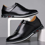 Solid Microfiber Leather Men's Casual British Trendy Dress Outdoor Flat Loafers Walking Office Car Shoes Sneakers Mart Lion   