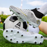 Football Boots High Ankle Children Shoes Outdoor Non Slip Original Men's Sneaker Mart Lion   