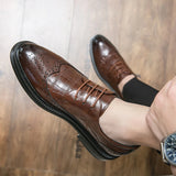 Gentleman Formal Leather Shoes Men's Dress Classic Formal Office Oxford Derby MartLion   