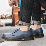 Men Leather Shoes Women Work Shoes Leather Retro Male Female Outdoor Casual  Shoes MartLion   