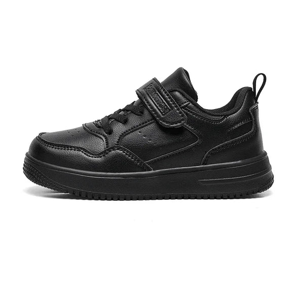 Children Sneaker Boys Shoes Leather Flat Kids Black White for Girl Lightweight Sports Tennis Boy MartLion   