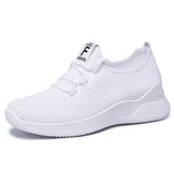 Sport Running Shoes Women Air Mesh Breathable Walking Sneakers Casual Femme MartLion WHITE 35 