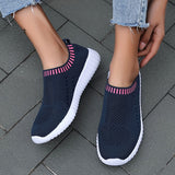 Women Sneakers Mesh Breathable Casual Tennis Shoes Outdoor Walking Slip on Lightweight Running Mart Lion   