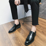 Men's Retro Shoes Slip-on Loafers Male Business Shoes Light Dress Driving Shoes Monk Shoes MartLion   