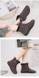 Winter Women Boots Thick Bottom Ankle Waterproof Shoes Solid Color Ladies Female Sneakers MartLion   