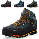 Hiking Shoes Men's Waterproof Outdoor Hiking Boots Breathable Anti Slip Trekking Tactical Military Mart Lion   