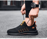 Men's Sneakers Mesh Casual Shoes Lac-up Breathable Lightweight Walking Sneakers Summer Tenis Shoes MartLion   