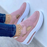 Red Sneakers Women Shoes Woman Tennis Canvas Female Casual Ladies Sport Platform Sneaker Hollow Out MartLion Pink 36 United States