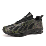 Men's Sports Air Cushion Shoes Ultra-Light Sports Running Casual Non-slip Wear-resistant Running Mart Lion Green 39 