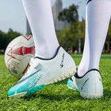 Children's Football Boots Breathable Turf Soccer Shoes For Kids Boys Futsal Kids Tf Mart Lion   