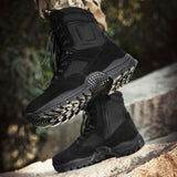 Fujeak Tactical Boots Outdoor Non-slip Snow Men's Military Desert Combat Platform Ankle Shoes Mart Lion   