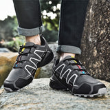 Men's Hiking Shoes Water Resistance Outdoor Sneakers Non-Slip Lightweight Trail Running Camping Breathable Climbing Travel Mart Lion   