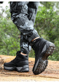 Men's Military Boot Combat Ankle Tactical Shoes Work Safety Motocycle Boots Outdoor Hiking Mart Lion   