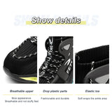 Work Boots Men's Designer Safety Shoes Standard Steel Toe Anti-smash Anti-stab Indestructible MartLion   