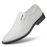 Increase Spring Autumn Soft Leather Shoes Men's Casual England Dress Solid Color Designer Loafers MartLion 1 43 