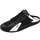 Summer Half Slippers for Men Men's Flat Bottom Casual Shoes Soft Sole Support Shoes Men's Sneakers