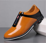 Men's Casual Leather Shoes Slip-on Driving Flats Outdoor Sports Mart Lion   